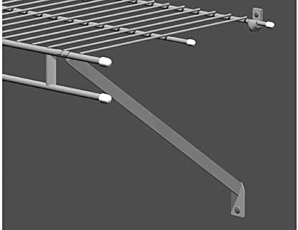 ClosetMaid 75355 Wire Shelf End Caps, 24 Large and 60 Small, 84 Pack, White