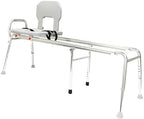 Eagle Health Supplies Toilet-to-Tub Transfer Bench with Cut Out Seat, FSA/HSA Eligible Sliding Shower Chair for Elderly and Disabled, Height Adjustable Shower Seats for Adults Inside Shower, 77963