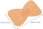 Breathable Elastic Fabric Bandage Stickers 20pcs Butterfly Shape 76x45mm Adhesive Wound Care Patches Flexible First Aid for Finger Joints and Small Wounds