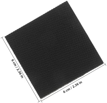 Beaupretty High Heel Shoe Pads Non-Slip Adhesive Sole Protectors 2 Pairs Black 60mm X 60mm Sturdy Anti-Skid Heel Grips Preventing Slips