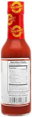 Marie Sharp's Hot Habanero Pepper Sauce, 5 oz – Authentic Belizean Hot Sauce with Fresh Red Habanero Peppers (Pack of 3)