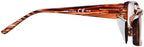 Eyekepper 5-Pack Spring Hinges Rectangular Eyeglasses Brown (Brown Stripe,+0.00)