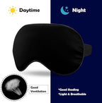 Custom Eye Mask Personalized Add Your Picture Logo Text Logo Sleep Mask Customized Blindfold Sleep Eye Cover with Adjustable Strap for Full Night's Sleep, Travel and Nap Black