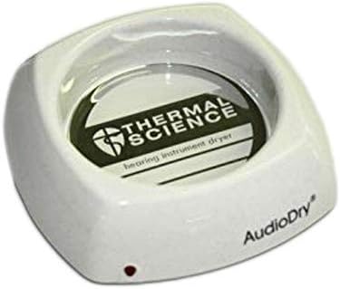 AudioDry Hearing Aid Dryer Ivory (Charcoal)