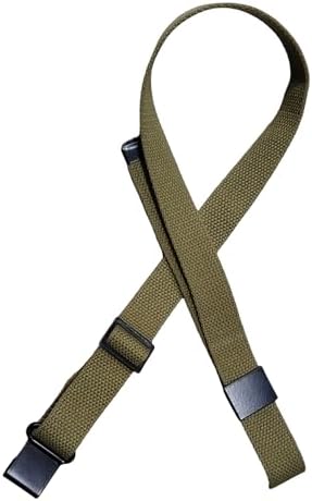 Exports M1 Garand 1903 Web Sling Us Gi Pattern Two Point Canvas Sling with 1-1/4 Inch Wide Swivels