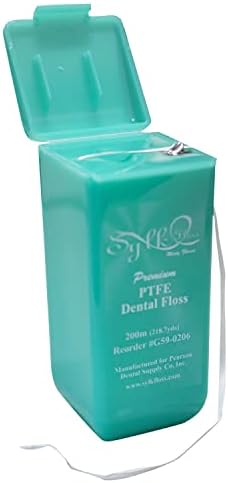 Sylk PTFE Dental Unflavored Single Use Floss Packets, Premium Quality 200m