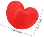 Heart-Shaped Adhesive Wound Patches 50pcs 52x42mm Portable Bandages for Injured Care Household and Outdoor Use Red