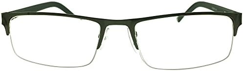 Half Rim Photochromic Gray Readers Mens Womens Reading Glasses