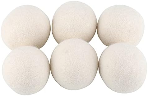 Alvinlite Wool Dryer Balls, Reusable Natural Wool Laundry Fabric Softener Ball Dryer Sheets Alternative Laundry Replacement