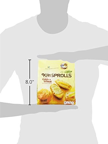 Pagen Krisprolls, Golden Wheat, 7.9 Ounce (Pack of 5)