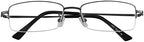 Readers Half Rim Mens Womens Computer Reading Glasses Anti Blue Ray
