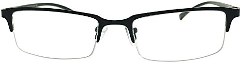 Computer Half Rim Reading Glasses Mens Womens Anti Blue Ray Readers