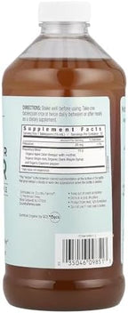 Country Farms Organic Apple Cider Vinegar Tonic, Cleanses and Detoxifies, Helps Balance Fluids, Supports Digestion, With The “Mother”, Ginger Cayenne & Maple, 16 Fl. Oz.