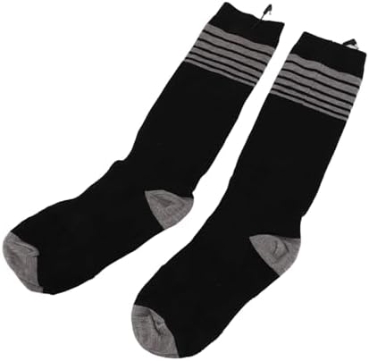Aramox Electrical Heated Socks Efficiently Warm Feet with 3 Heat Settings for Men Women Winter Camping Black