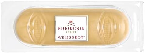 Niederegger Natural-Coloured Marzipan Loaf, 125g/4.4 oz | Pure Marzipan Perfection | Rich and Smooth Texture | Handcrafted in Germany | Kosher