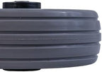 AlveyTech 6"x2" Front and Rear Caster Wheel for the Quantum Q6 Edge & Q6000Z Power Chairs - Replacement Wheels with Gray Ribbed Solid Tires, 638-2RS Bearings, Right or Left (WHLASMB2130 / TAGC2130)