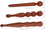 Healeved Wood Therapy Massage Sticks 3pcs Set Wooden Massage Roller for Muscle Relaxation Stress Relief and Body Sculpting Handheld Massager for Men and Women