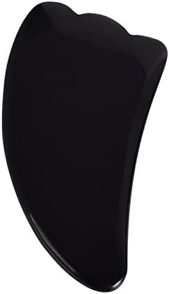 Black Obsidian Scraping Board Set Massager Crystal Stone Gua Sha Massage Tools,guasha A
