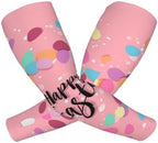 Happy Easter Bunny Rabbit Arm Sleeves Cute Easter Eggs Cooling Sun Protection Sports Sleeves for Men Women