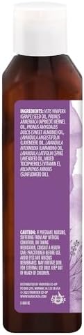 Aura Cacia Relaxing Lavender Aromatherapy Body Oil | GC/MS Tested for Purity | 237ml (8 fl. oz.)