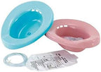 Elongated Sitz Bath for Perineal, Hemorrhoidal, Episiotomy Soak Relief - Loved by Pregnant Postpartum Women and Elderly - Rose Color, 1 Kit