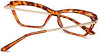 oriopxic Spring Hinge Bifocal Reading Glassess Cat Eye Womens Readers Bifocal Glassess