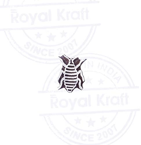 Royal Kraft Wooden Stamps DIY Fabric, Textile, Clay, Pottery, Paper, Henna Printing Blocks THDtag078