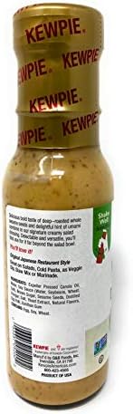 Kewpie Japanese Salad Dressings 8oz (236mL), 1 Pack (Deep-Roasted Sesame)