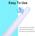 20 Pcs Enema Replacement Flexible Tips for Enema Kit with Connectors, Soft Enemas Attachment Backup Tips for Colon Cleansing PVC Comfortable Reusable Nozzle Enema Attachment