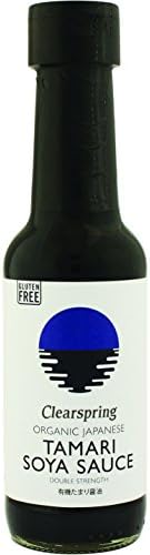 Clearspring Organic Japanese Tamari Double Strength Soy Sauce Wheat-Free (150ml) - Pack of 2
