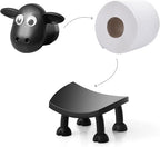 1PCS Toilet Roll Holder, Sheep Design Funny Toilet Paper Holder Free Standing, Tissue Paper Roll Storage for Bathroom Decor