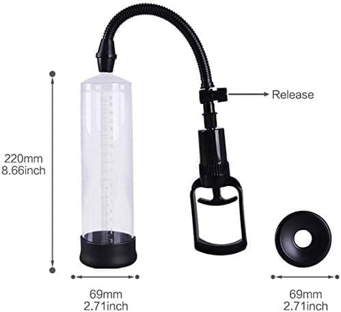 Male Growth Pump Vacuum penisen Largement Tool with Strong Suction Men's Enlargement Pumps Adjustable Underwear Set Training Tools to Be a Bigger Men Hand-VFGU7