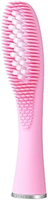 FOREO ISSA Hybrid Wave Brush Head Pink, Medical-Grade Silicone & PBT Polymer Bristles, 6 Months Lasting