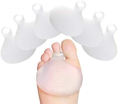 6PCS Silicone Gel Ball of Foot Cushion Arch Support Insoles Metatarsal Foot Pain Relief