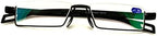 Featherweight Slim Half Rim Memory Flex Reading Glasses With Anti-reflective AR Coating