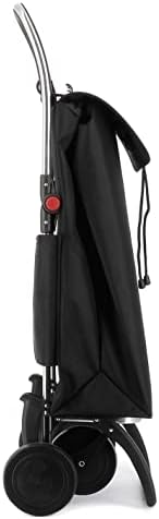 Rolser I-Max MF 4 Wheel Foldable Shopping Trolley - Black