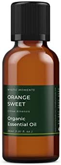Mystic Moments | Organic Orange Sweet Essential Oil 30ml - Pure & Natural Oil for Diffusers, Aromatherapy & Massage Blends Vegan GMO Free