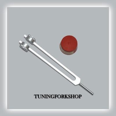 50 Hz Nerve Tuning Fork for Healing with Activator and Pouch