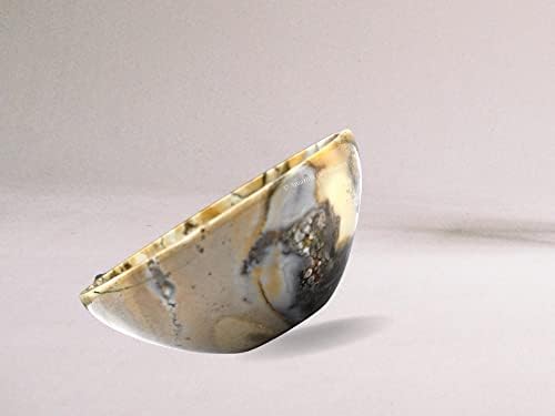 Conglomerate Jasper Crystal Bowl - 2 Inch Decorative Bowls for Room and Home Decor - Gemstone Healing Crystals for Elegant Display, Positive Energy Balance and Gift
