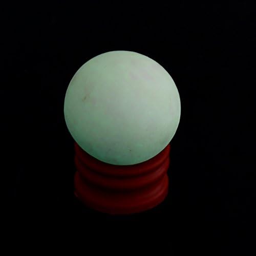 Luminous Stone Orb Ball, Glow in Dark with Base, Stone, 35mm, Desk Decoration