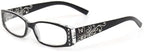 Kerecsen 4 Pairs Ladies Reading Glasses Spring Hinge with Laser Pattern Readers