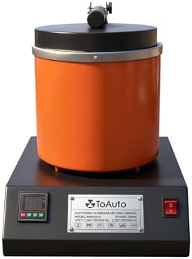 TOAUTO 6KG Large Electric Aluminum Melting Furnace