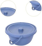 Portable Toilet Urinal Pot Bedpan Container with Handle Easy Clean Bedside Commode Bucket Chamber Pot for Boat Tent Bedroom