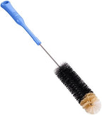 Bottle Cleaning Brush, 17 Inches Extra Long Handle Water Bottle Brush, Flexible Bendable Cleaner for Washing Narrow Neck Bottles, Wine Decanter, Kombucha, Pipes, Beer Brewing Supplies, 2 Pack