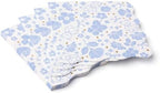 Bonjour Fête Light Blue Bear Large Paper Napkins | 3-Ply Napkins for Birthdays & Holidays | Premium Lunch Napkins | Gold Foil | Party Table Decor | Party Supplies Decorations | Pack of 20, 6.5" Folded