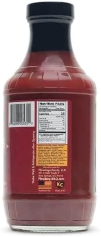 Plowboys KC Crossroads BBQ Sauce – Authentic Kansas City Style Barbecue Sauce – Sweet, Savory & Smoky BBQ Sauce for Chicken, Ribs, Pork & Beef (KC Crossroad, Pack of 1)