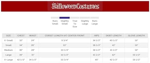 Fun Costumes Women's Scarlet Singer Jessica Red Dress Costume with Sequined Mesh Corset & Satin High Slit Skirt & Gloves XS