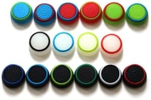 Compatible with 8 Pairs Thumb Grips Silicone Analog Stick Covers Thumbstick Controller Replacement Joystick Cap PS4 PS3 PS2 Xbox One Xbox 360 Wii U – Assorted