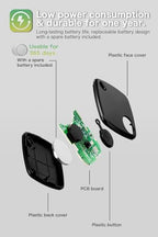 2 Pack Bluetooth Tracker Works with Apple Find My, Key Finder Locator with Sound, Anti-Lost Device for Wallet Keys iPhone, GPS Tracking Device for Kids Pets Luggage