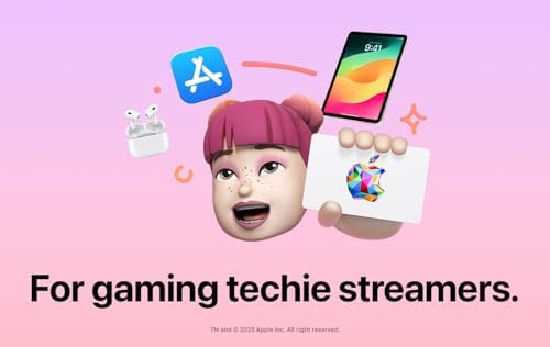 Apple Gift Card - App Store, iTunes, iPhone, iPad, AirPods, MacBook, accessories and more (eGift)